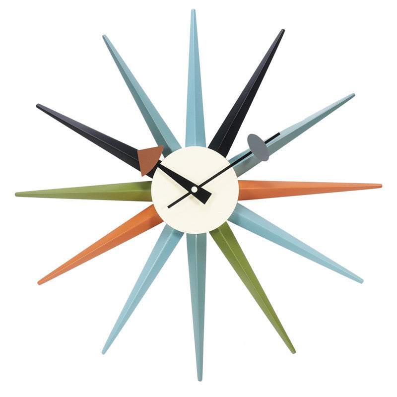 Orologio da parete Sole raggi dorati