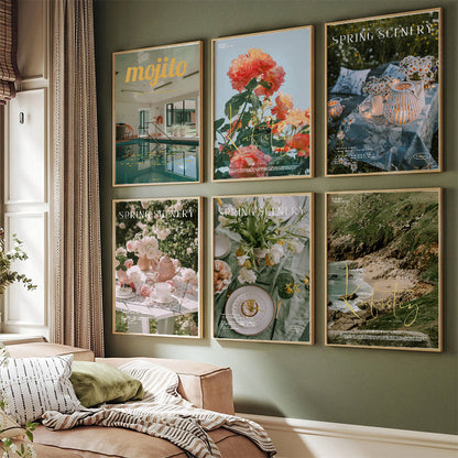 Quadro paesaggio nordico