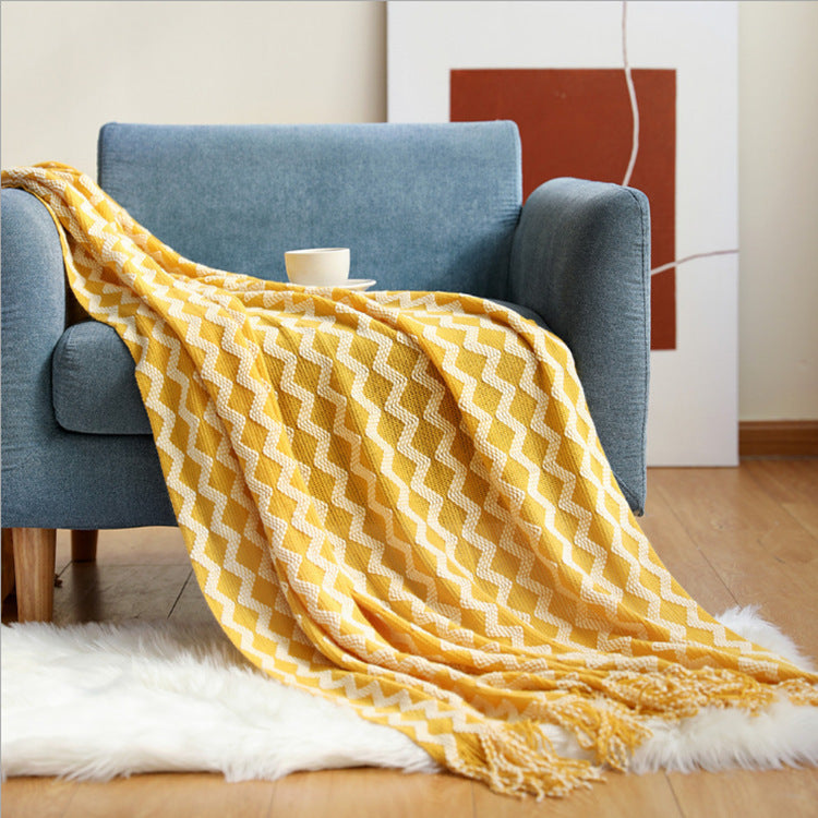 Coperta invernale a maglia