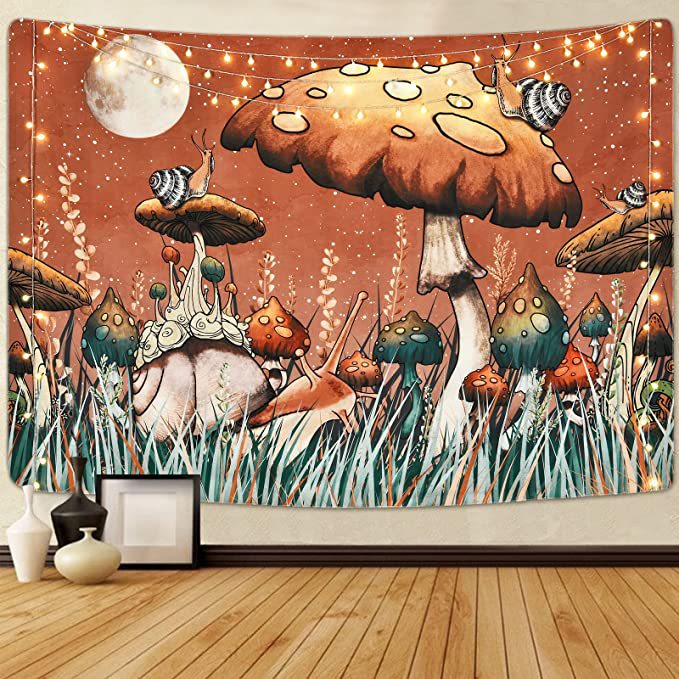 Arazzo Lumaca e Funghi