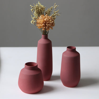 Vaso fiori secchi decorativo