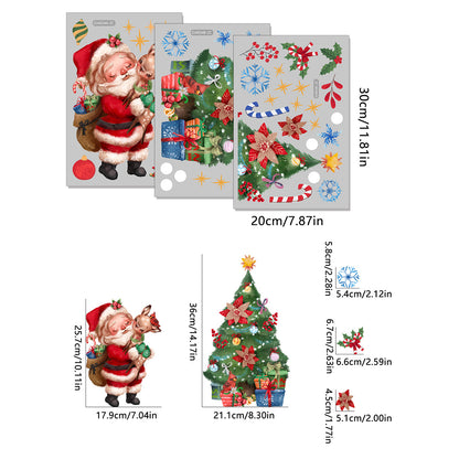 Adesivo murale babbo natale