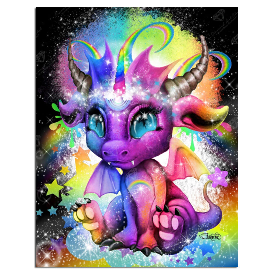 Quadro Diamanti Drago