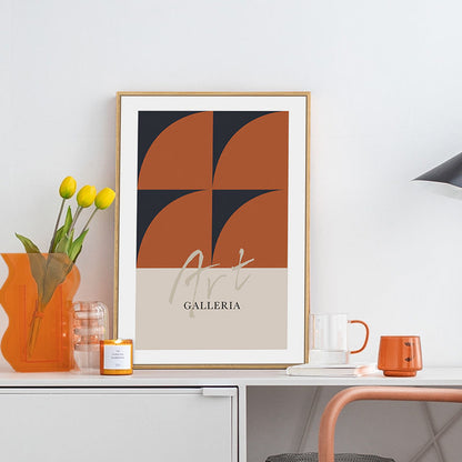 Quadro retro astratto