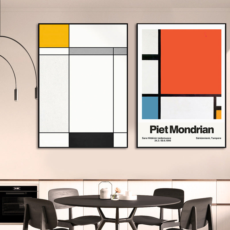 Quadro geometrico minimalista nordico