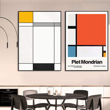Quadro geometrico minimalista nordico