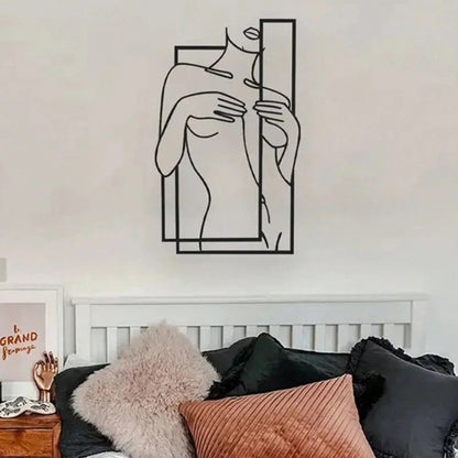 Quadro sagoma donna