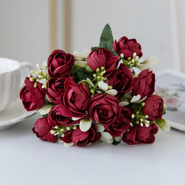 Bouquet rosa artificiale