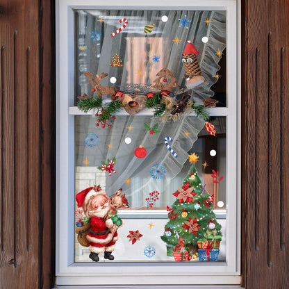 Adesivo murale babbo natale