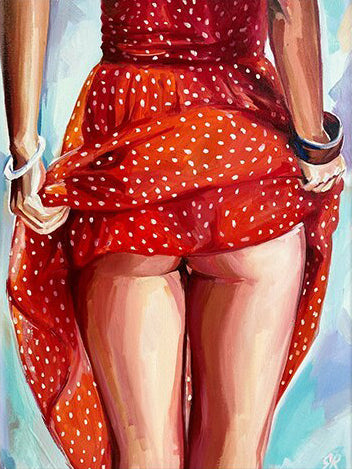 Quadro su tela Figura femminile di spalle