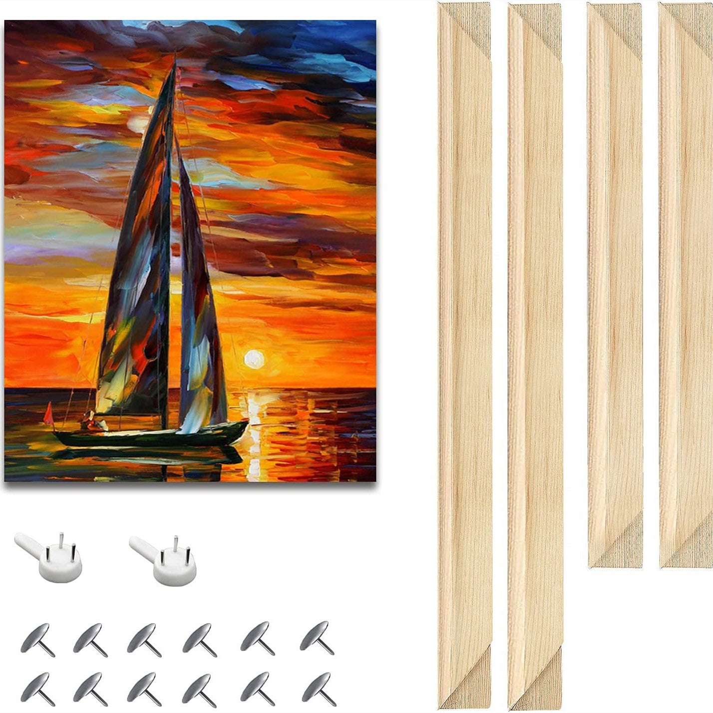 Quadro tela multipannello
