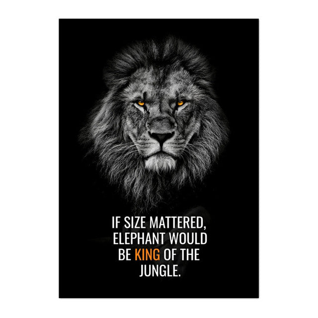 Poster Tigre bianco e nero