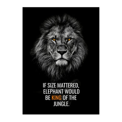 Poster Tigre bianco e nero