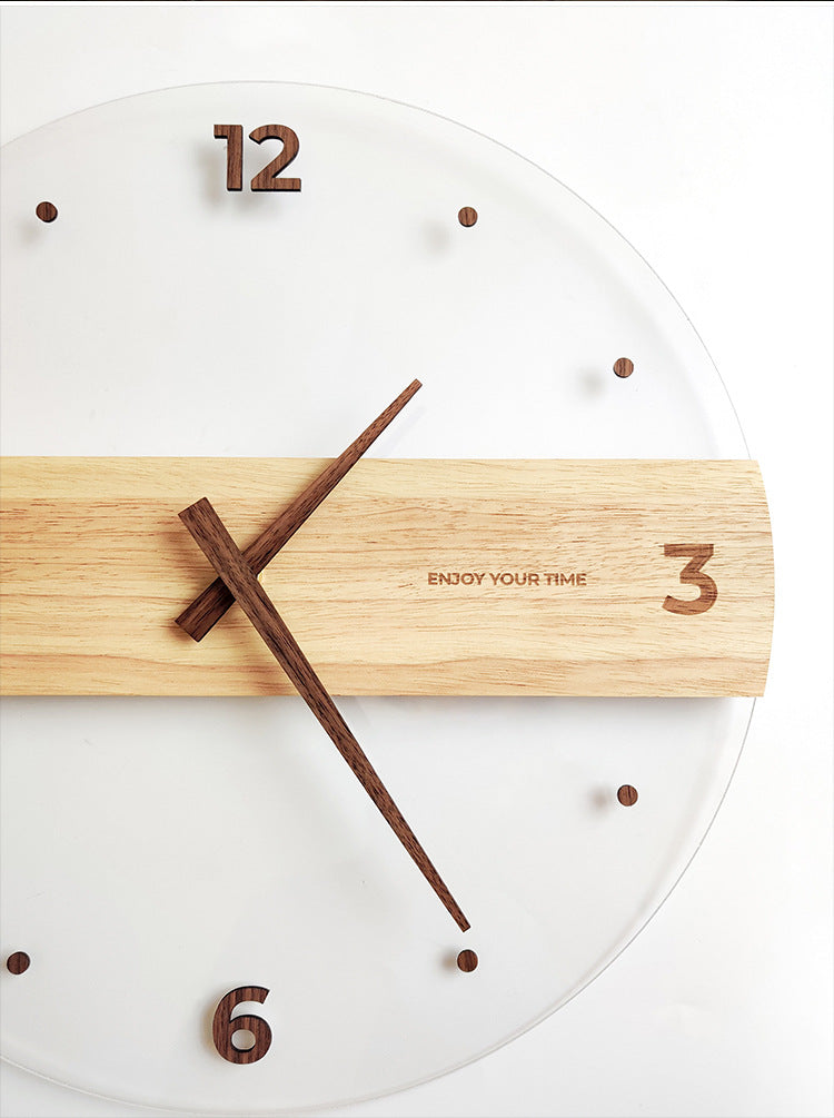 Orologio da parete Design trasparente