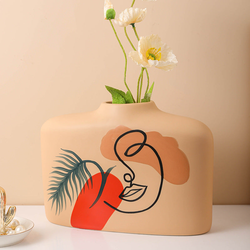 Vaso ceramica dipinto