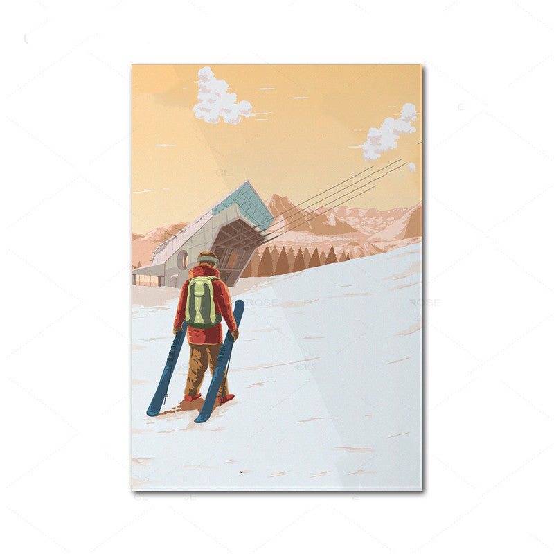 Quadro nordico senza cornice