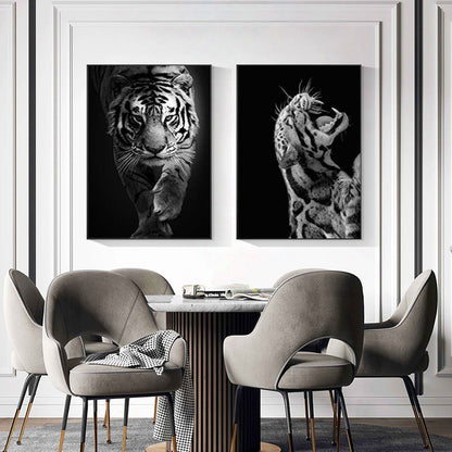 Stampa Tigre Bianco e Nero