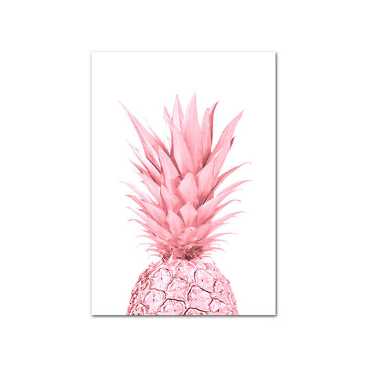 Quadro su tela Ananas rosa