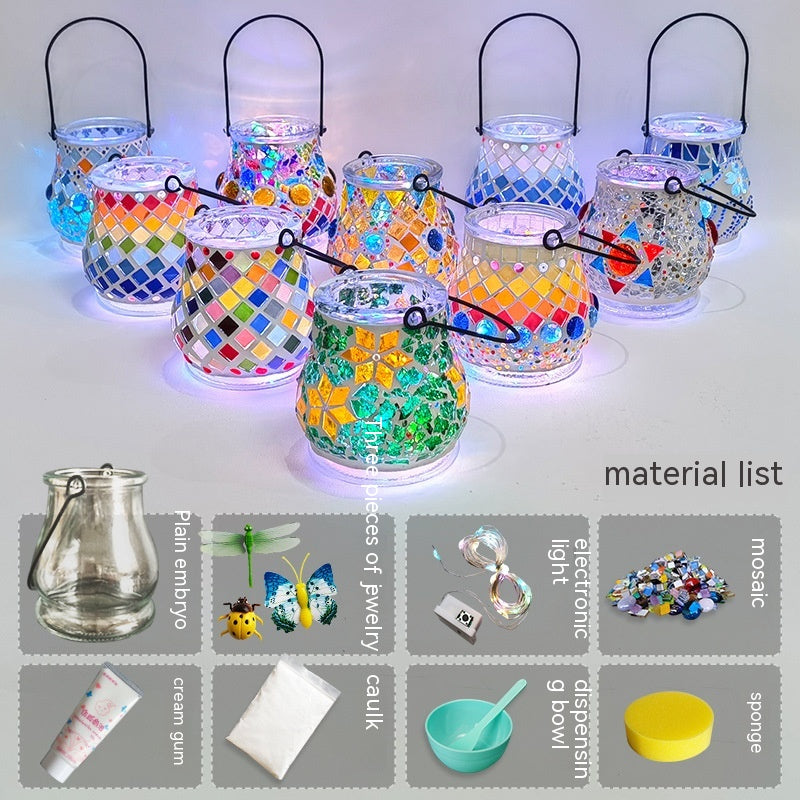 Kit portacandela mosaico