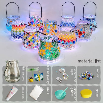 Kit portacandela mosaico