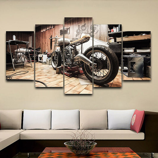 Quadro su tela Moto d'epoca