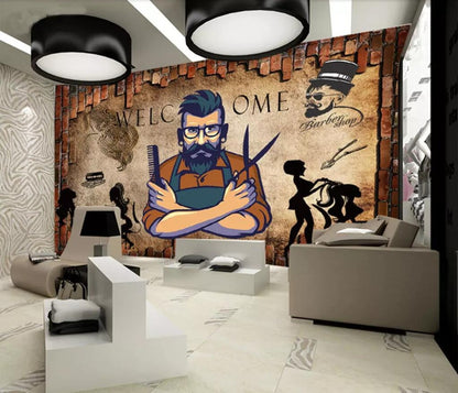 Murale brick vintage