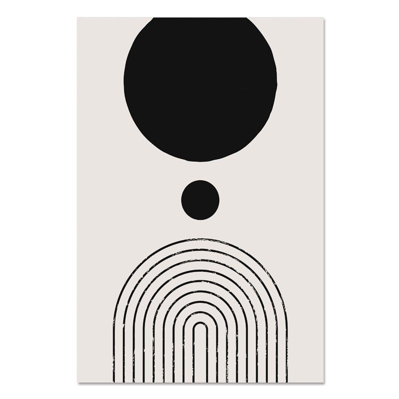 Poster Forme circolari geometriche