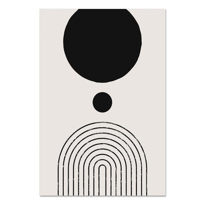 Poster Forme circolari geometriche