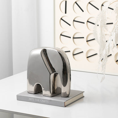 Scultura elefante in ceramica