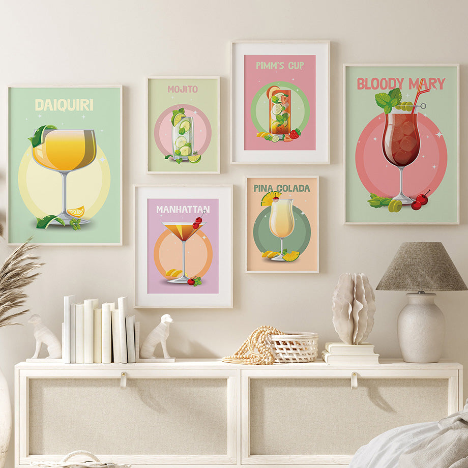 Poster scandinavo art déco