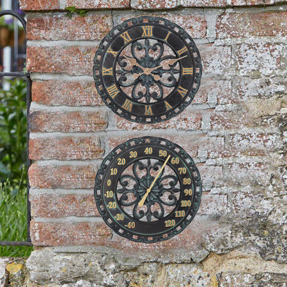 Orologio da parete Decorazioni floreali ornate