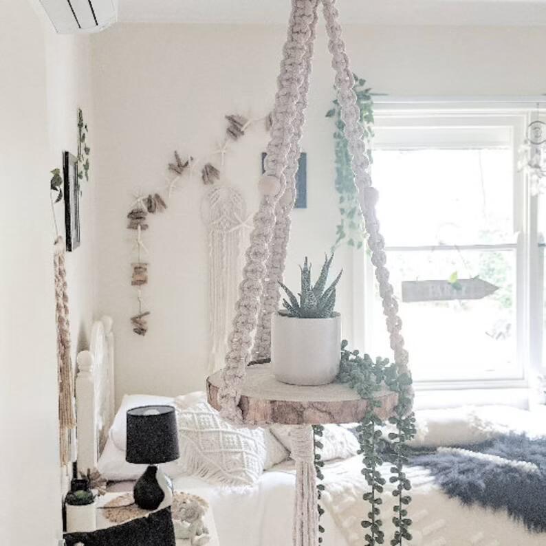 Macramé fiori in stile nordico