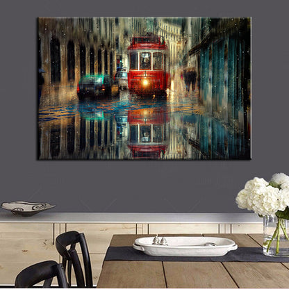 Quadro astratto urbano