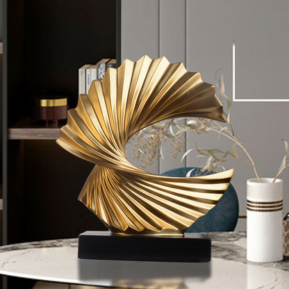 Decorazione astratta dorata