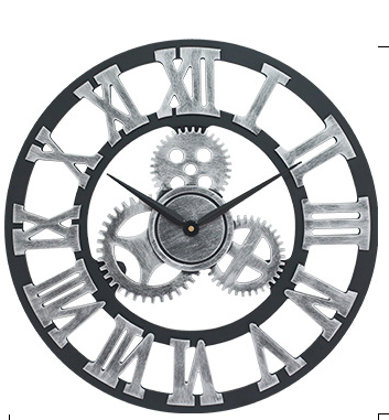 Orologio da parete Ingranaggi steampunk visibili