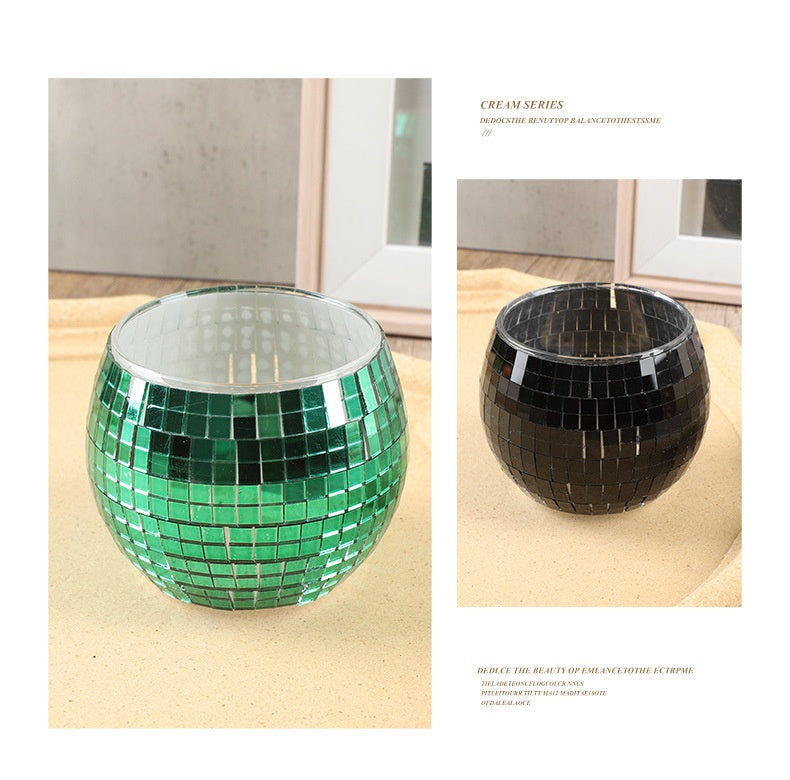 Portacandela disco retrò