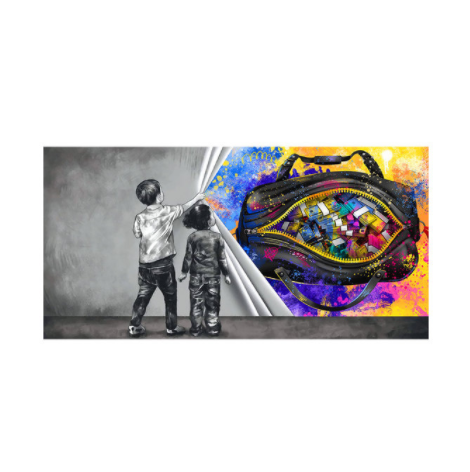 Quadro Graffiti Astratto