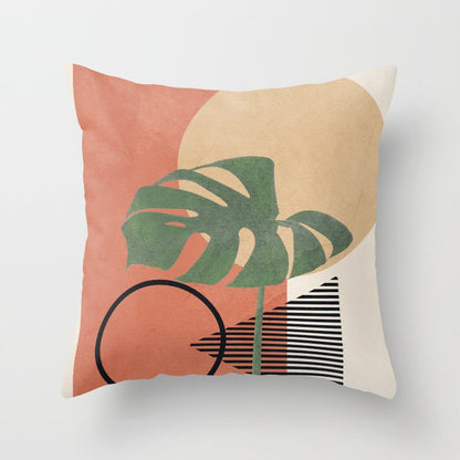 Cuscino illustrato donna con cappello