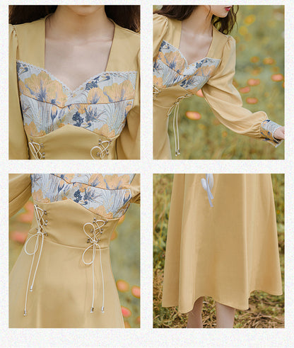 Vestito jacquard vintage