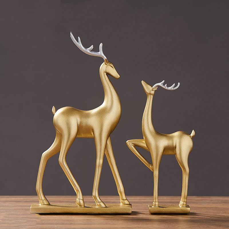 Ornamento cervi coppia