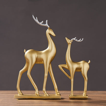 Ornamento cervi coppia