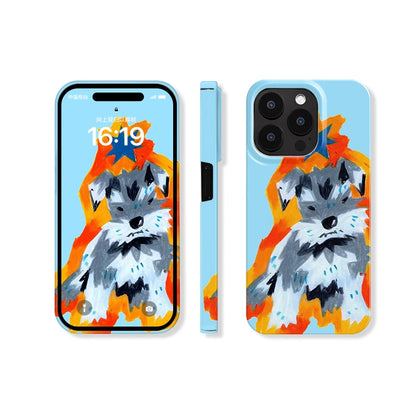 Custodia telefono schnauzer