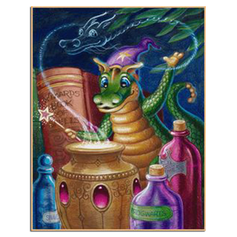 Pittura diamante drago