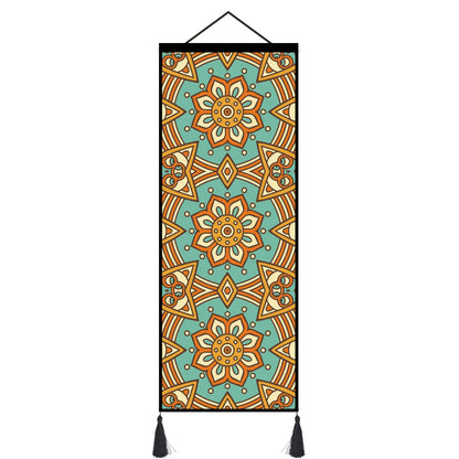 Quadro su tela Mandala indiani colorati