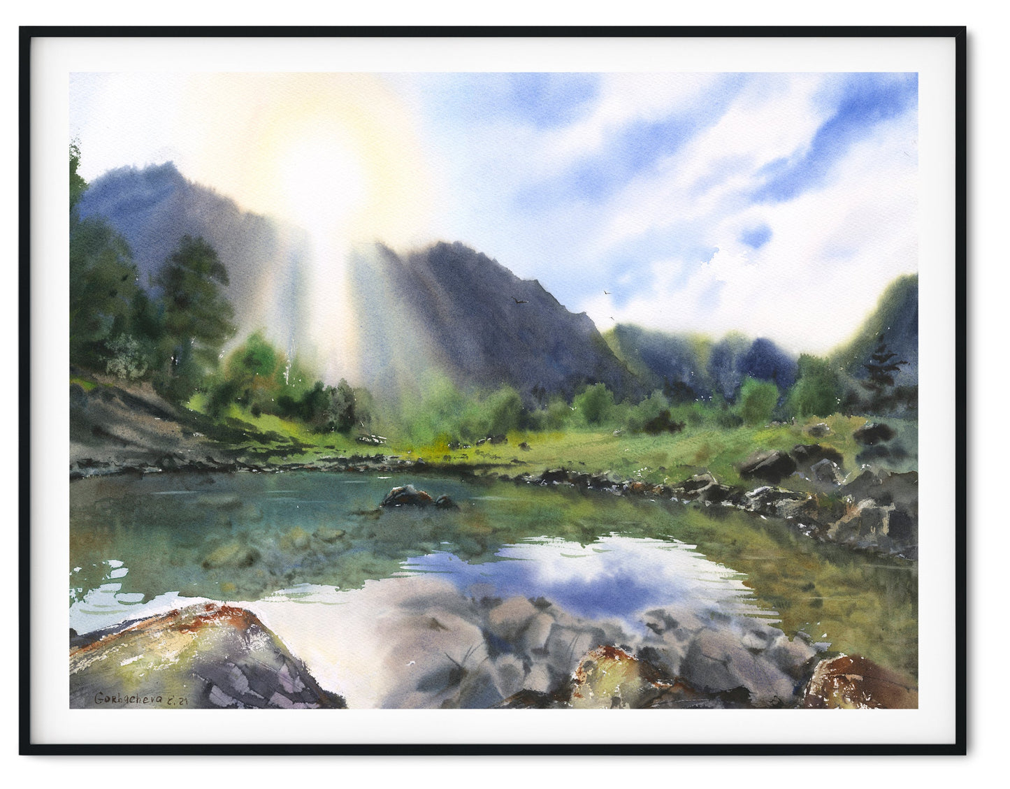Quadro su tela senza cornice