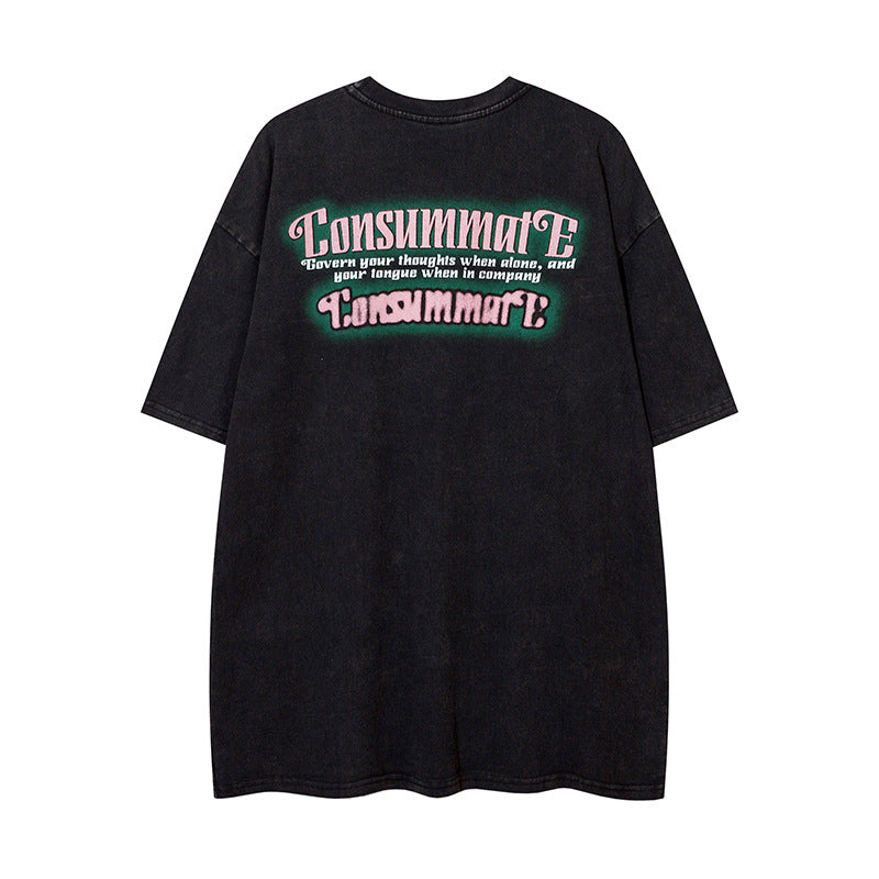T-shirt Uomo Stampa Dipinta