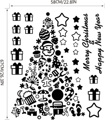Adesivo murale albero di Natale