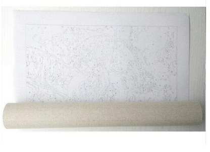 Dipinto digitale con cornice