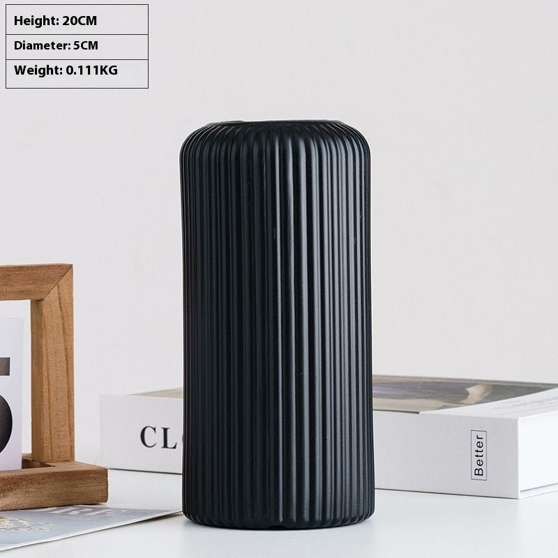 Vaso in plastica stile nordico