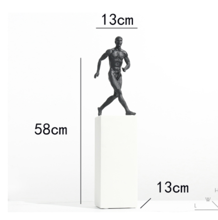 Scultura atleta moderna